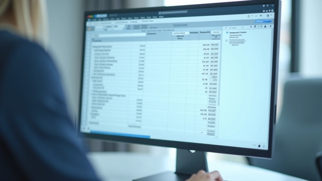 Computer screen displaying payroll software with deduction breakdown chart showing federal tax, provincial tax, CPP and EI percentages
