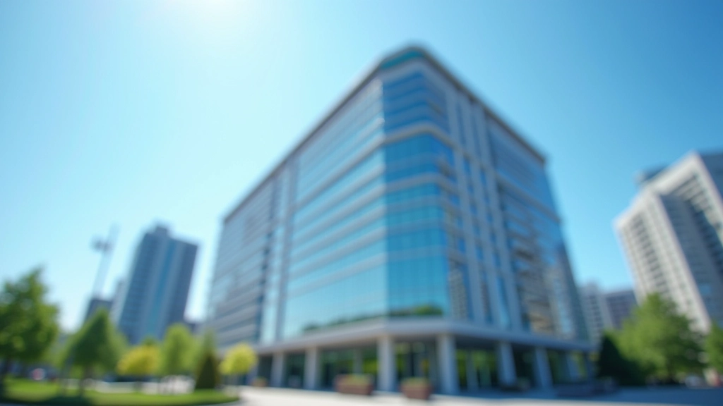 Canadian government office building with official architecture and maple leaf symbolism