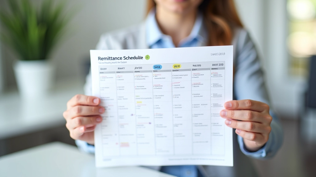 CRA remittance schedule and calendar showing payment deadlines for income tax and CPP/EI remittance
